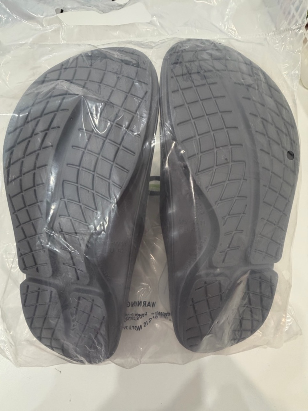OOFOS OOahh Sport Flex Slide Slate M9/W11 New Sealed - Picture 7 of 8